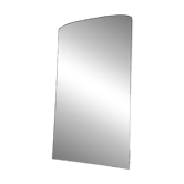 Large vintage Scandinavian mirror