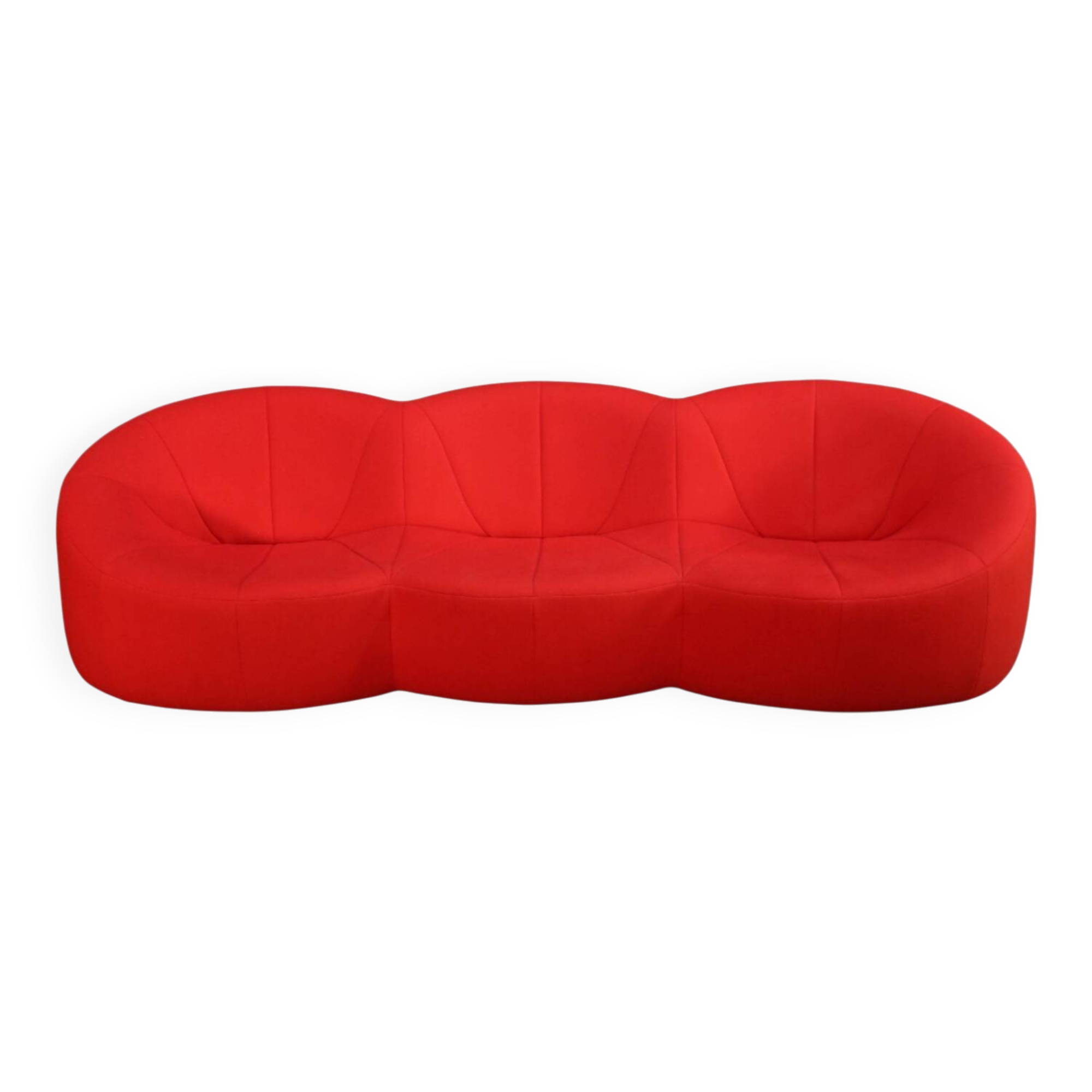 Ligne Roset - (6) pumpkin 3-seater sofa by Pierre Paulin