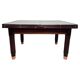 Large dining table in the Secession style by Karoly Lingel, Budapest.