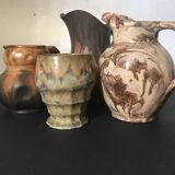 Glazed terracotta carafe