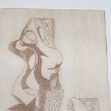 Art Print Lithograph: Mary Magdalene, Signed by Muffini, 1994