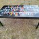 Ceramic iron coffee table ADRI Vallauris