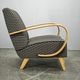 Art Deco Armchair by Jindrich Halabala, Czechoslovakia, 1940s