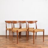Dining chairs by Arne Hovmand-Olsen for Mogens-Kold, 1950
