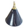 Vintage portable lampshade in customizable enameled sheet metal