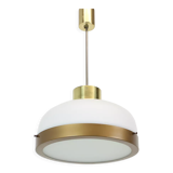 Mid-century glass chandelier/kamenicky senov, 1970's