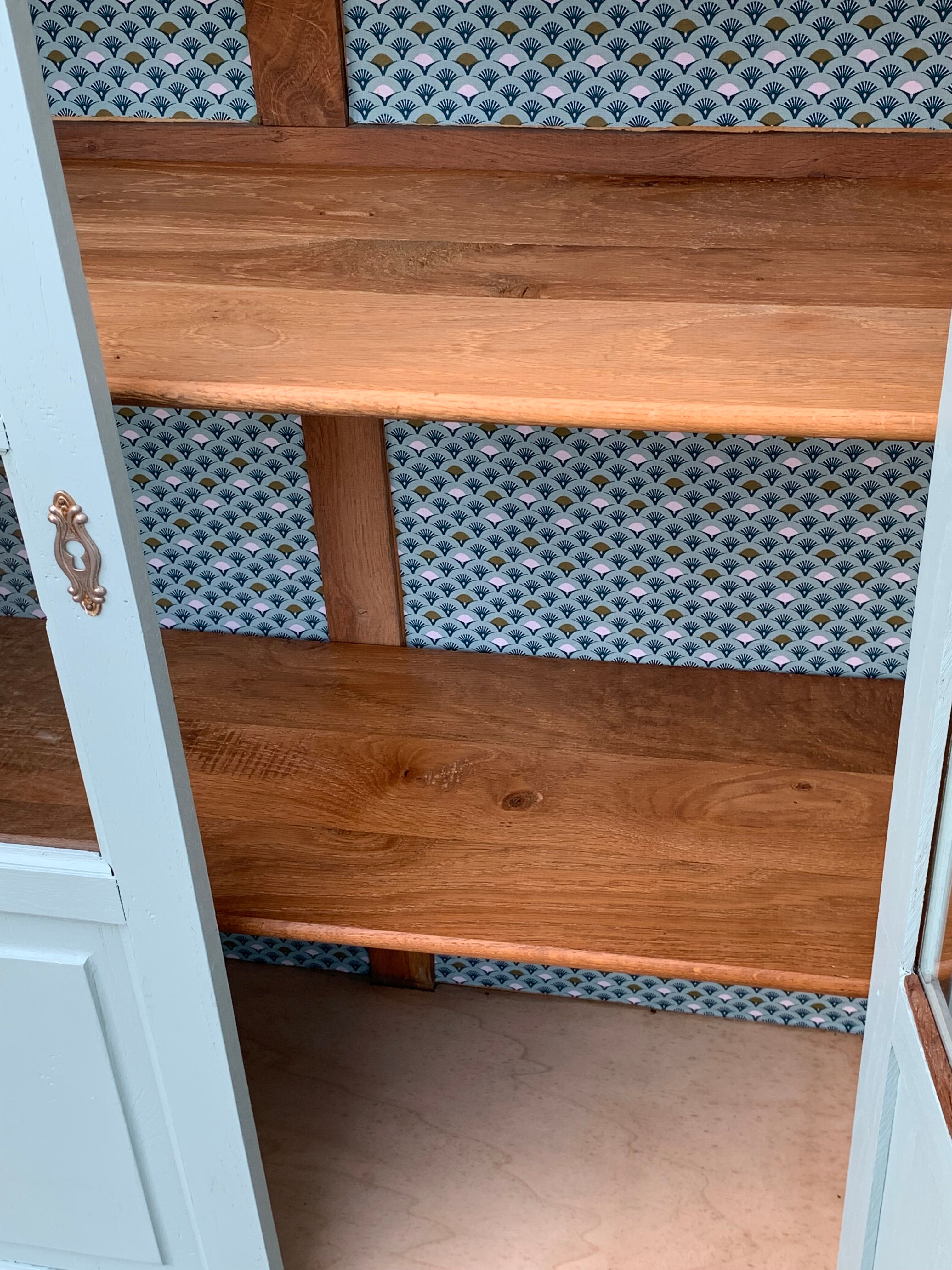 Parisian glass cabinet art deco 1940