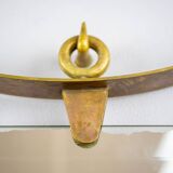 Miroir en laiton, Italie milieu XXème