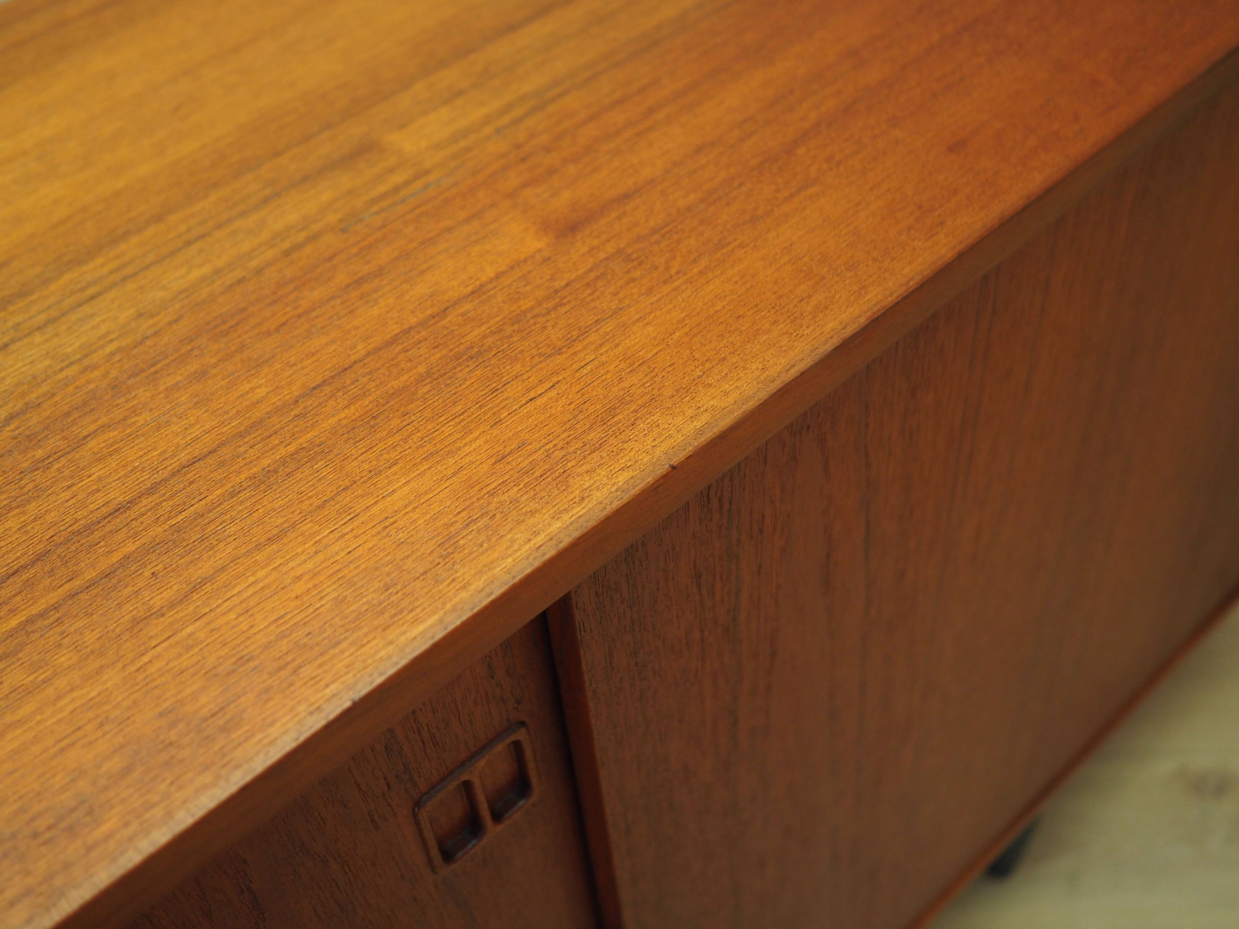 Teak sideboard, Danish design, 1970s, production: Denmark
