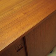 Enfilade en teck, design danois, années 1970, production : Danemark