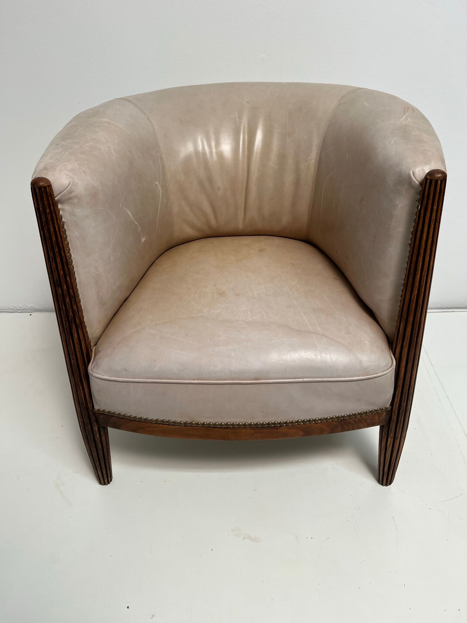 Skai barrel armchair from the 20s-30s