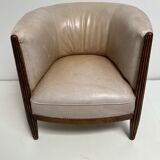 Skai barrel armchair from the 20s-30s