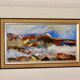 Oil painting on Swedish panel from the mid-century "Mountain Pattern" by H Öman.