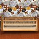 Vintage wicker children's bed 1960