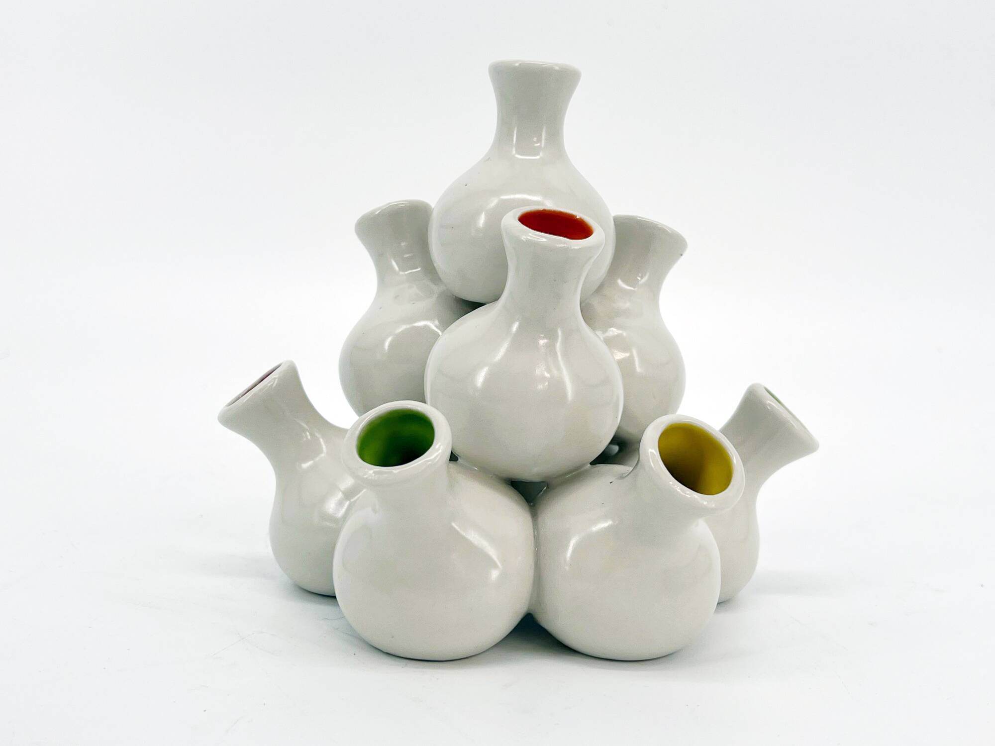 Vintage Tulip Vase • Ceramic • 1980's