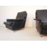 Paire de chaises longues  style Mad Men