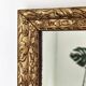 Miroir rectangulaire Art déco, cadre doré et travaillé