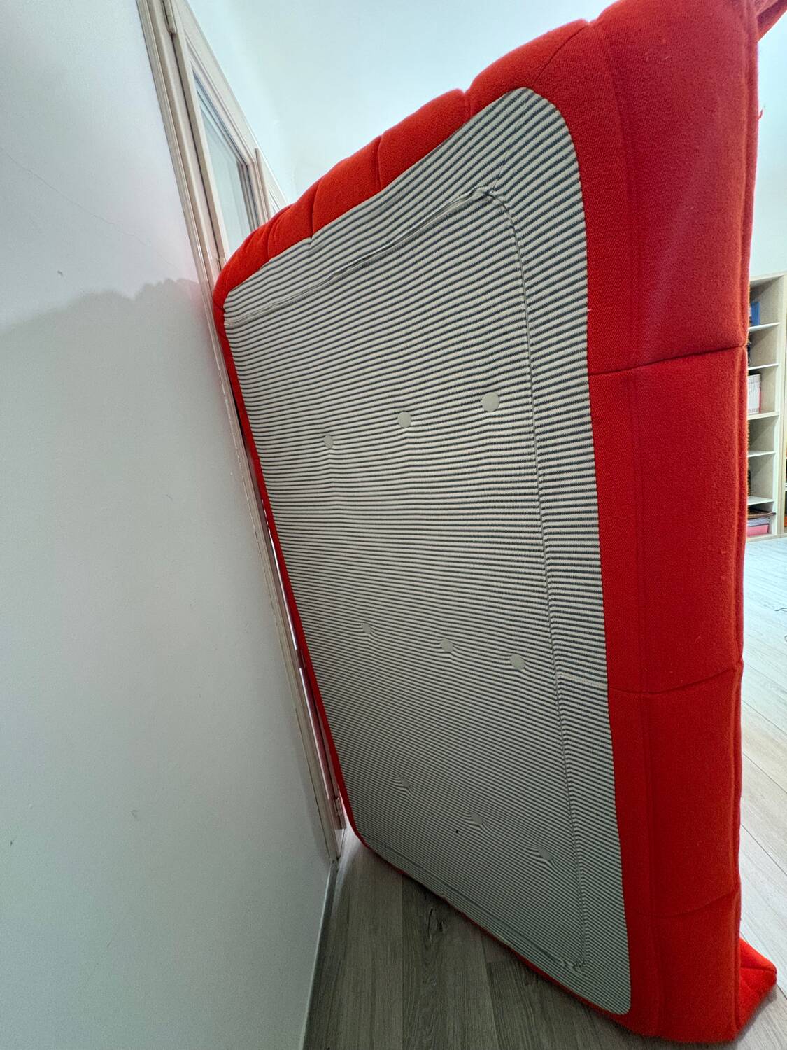 Togo 3-seater sofa by Ligne Roset, Vidar Carrot fabric.