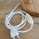 Scandinavian articulated pine lamp