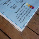 School map poster vintage Africa edition MDI