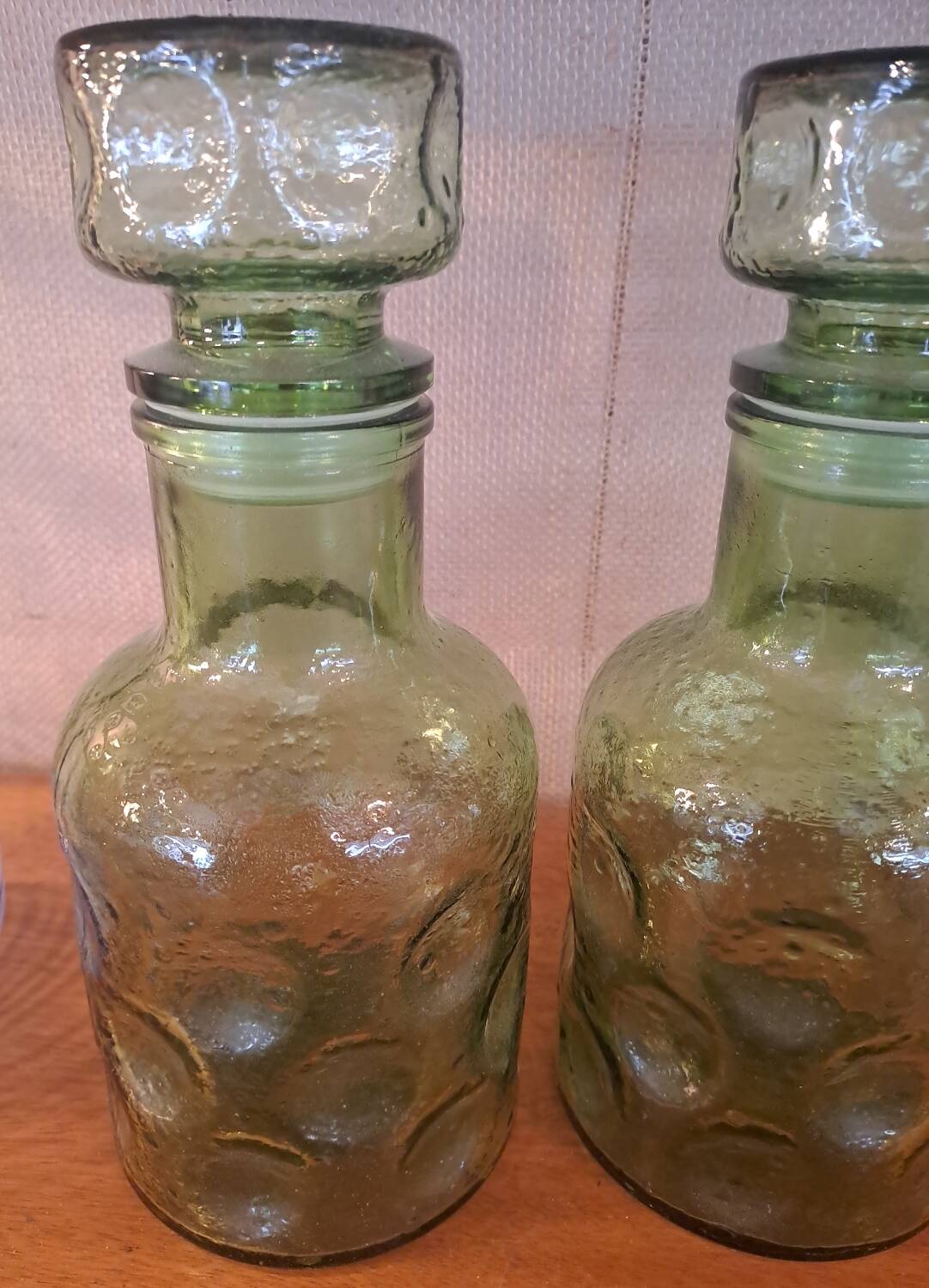 Pair of 1970s carafes