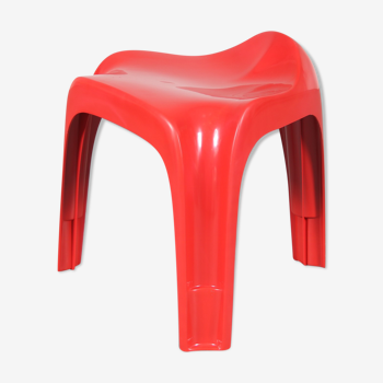 2000s Red “Casalino” stool by Alexander Begge for Casala, Germany