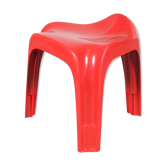 2000s Red “Casalino” stool by Alexander Begge for Casala, Germany