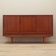 Teak highboard, Danish design, 1960s, production: Denmark