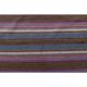 Vintage Turkish Hand-Knotted Wool Cotton Purple Kilim Area Rug 140x160
