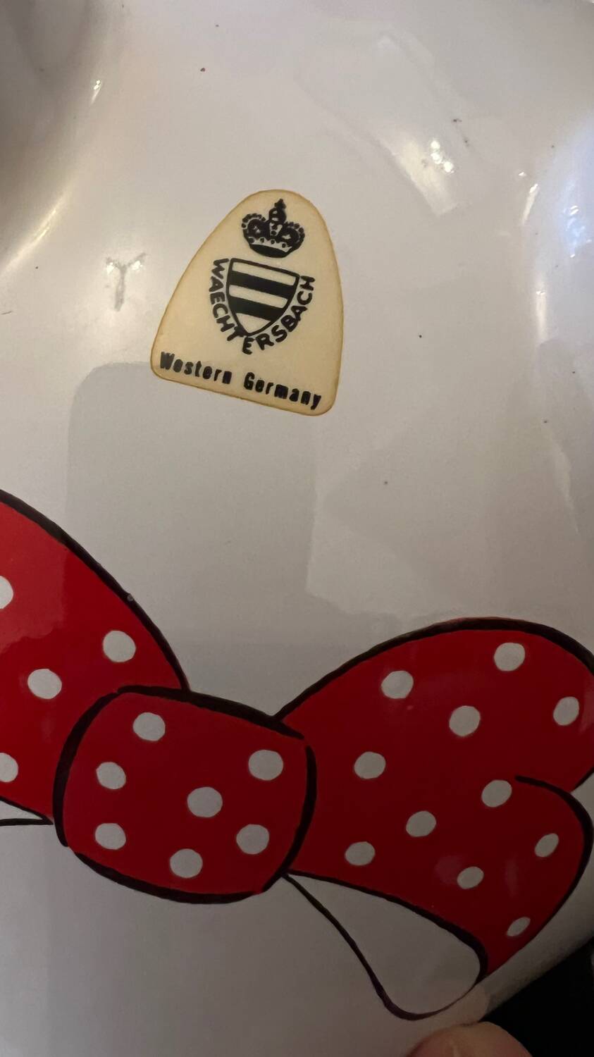 Set of 3 Vintage porcelain Spar bank Piggy Waechtersbach