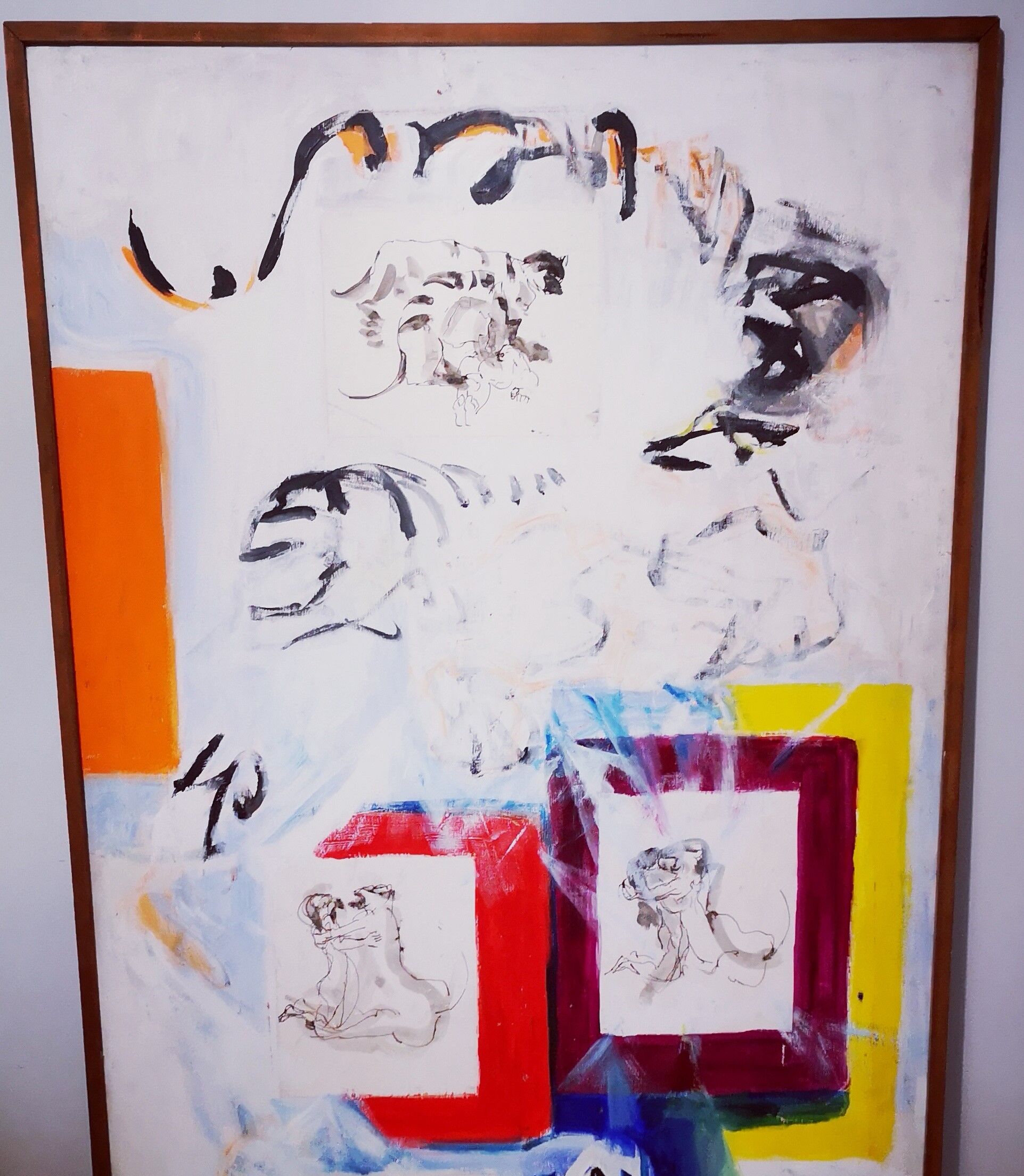 DE BEAUVOIR Hélène (1910-2001) Love embrace with a tiger