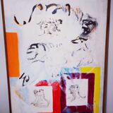 DE BEAUVOIR Hélène (1910-2001) Love embrace with a tiger