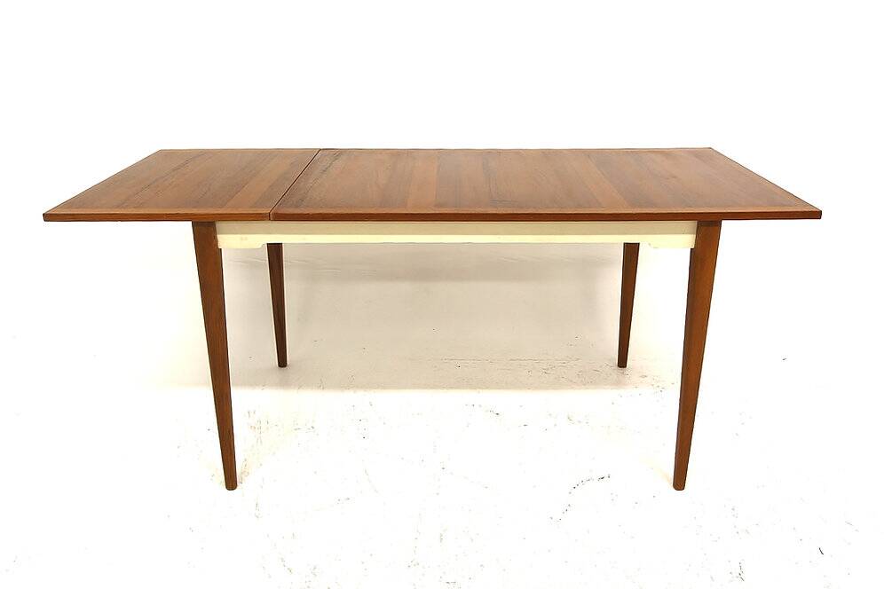 Teak drop-leaf dining table, Sweden, 1960s