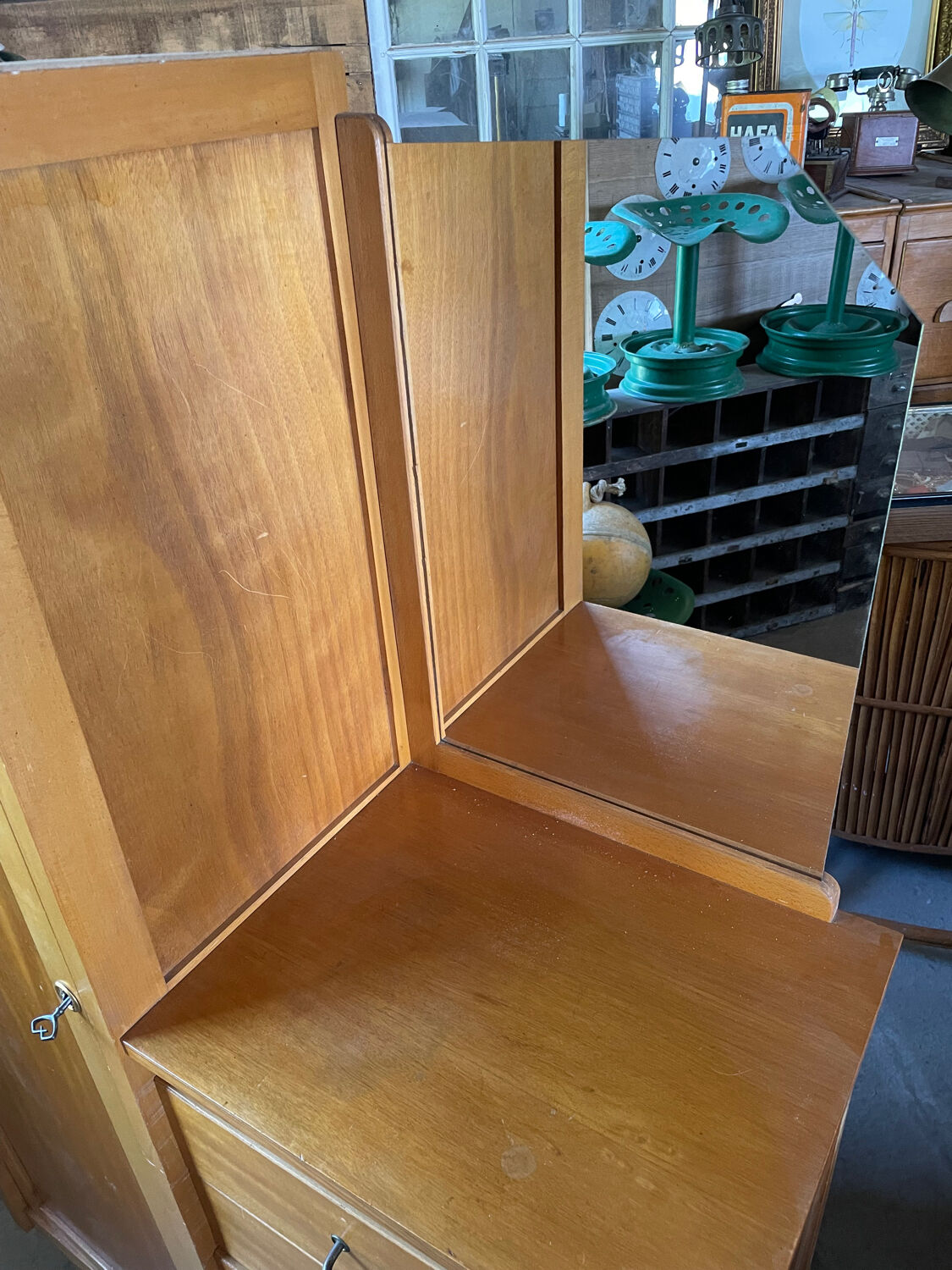 Vintage asymmetrical chest of drawers
