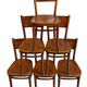 6 antique chairs Jacob & Josef Kohn – Vienna – Decorated bent wood – Style