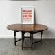 Antique Oak Drop Leaf Gate-leg Table with Barley Twist Legs