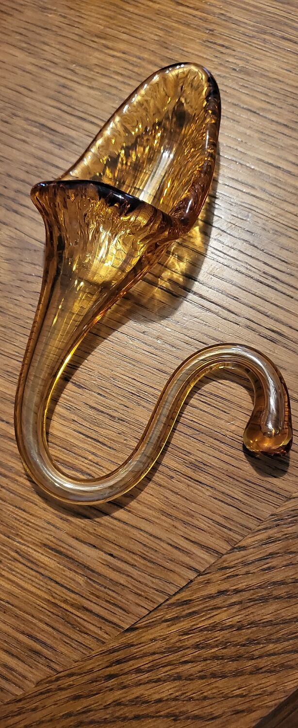 Blown glass vase