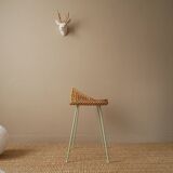 Wicker bedside table