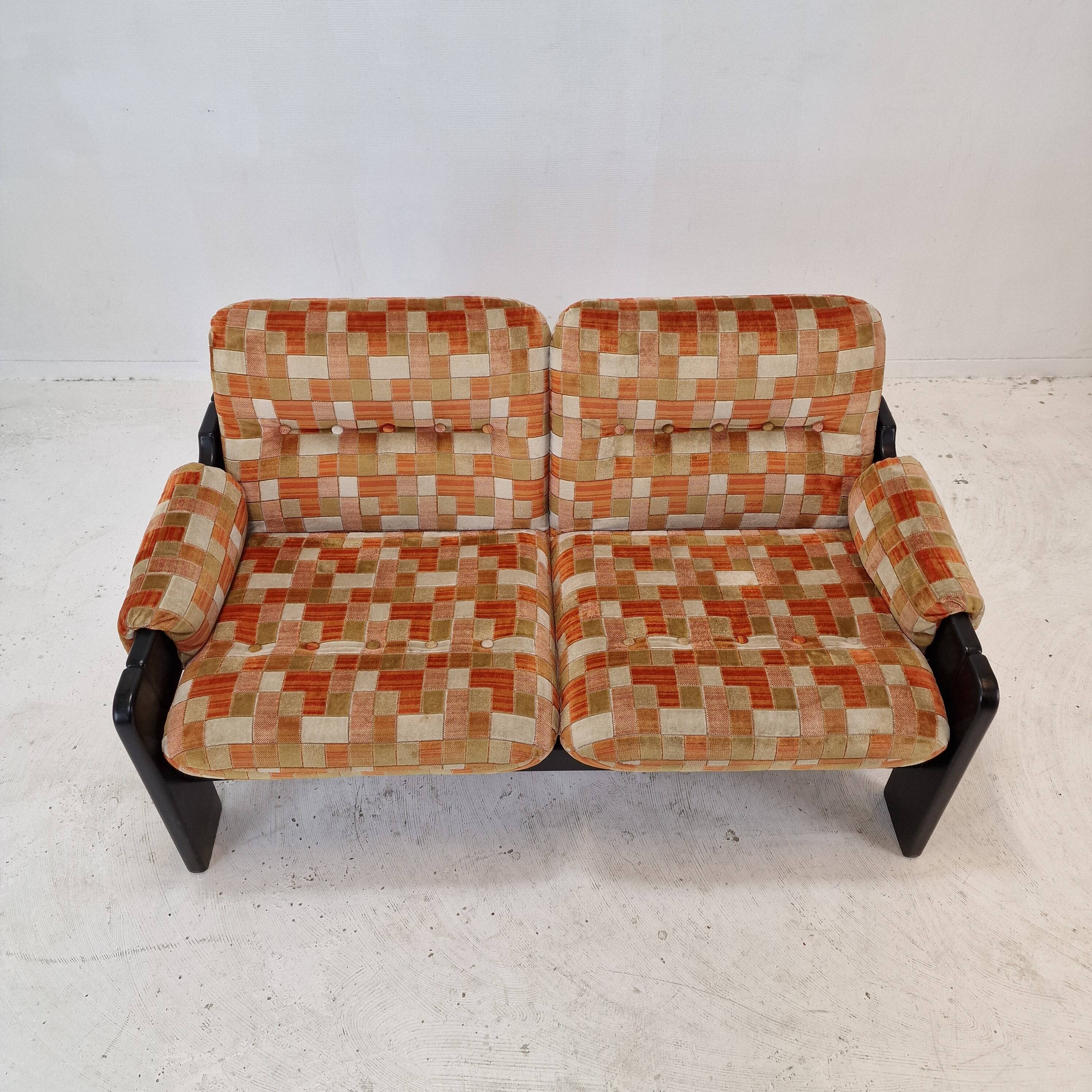 Italian 2-Seat Sofa, 1980s