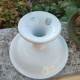 Saint-Amand fruit bowl on foot, new ceramic factories of the North, Molière model