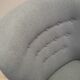 Fauteuil gris, design scandinave, fabrication : Danemark