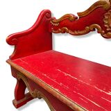Wooden Venetian bench - 50s