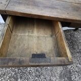 Old vintage wooden desk