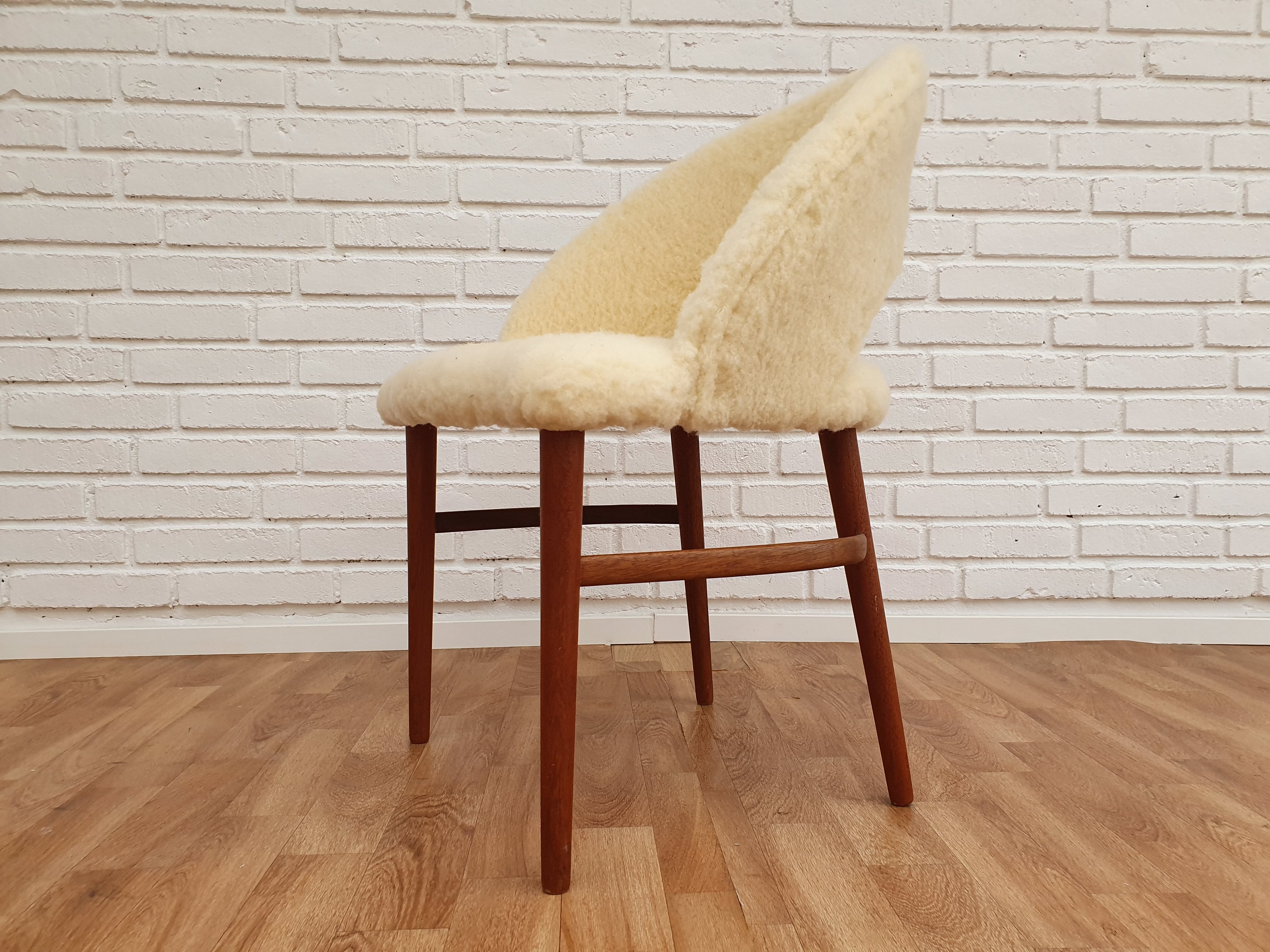 Frode Holm, Danish make up chair, 60s, completely renovated