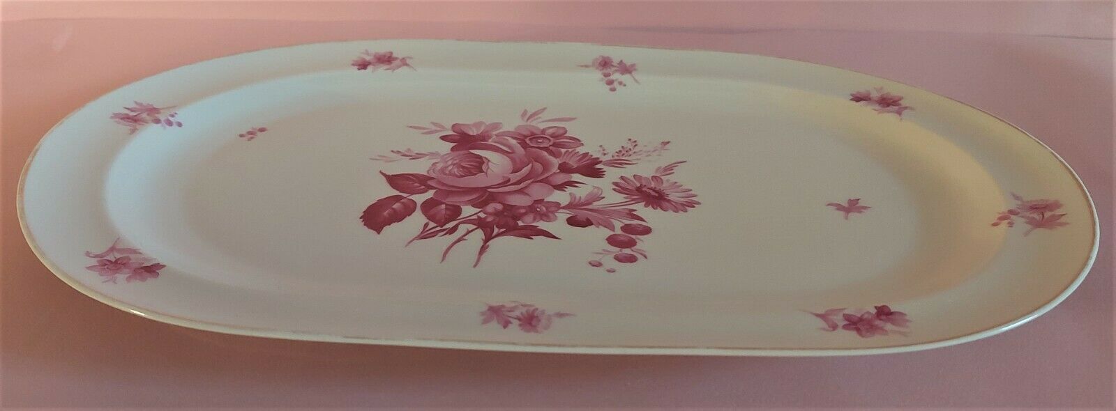 Limoges porcelain oval serving dish