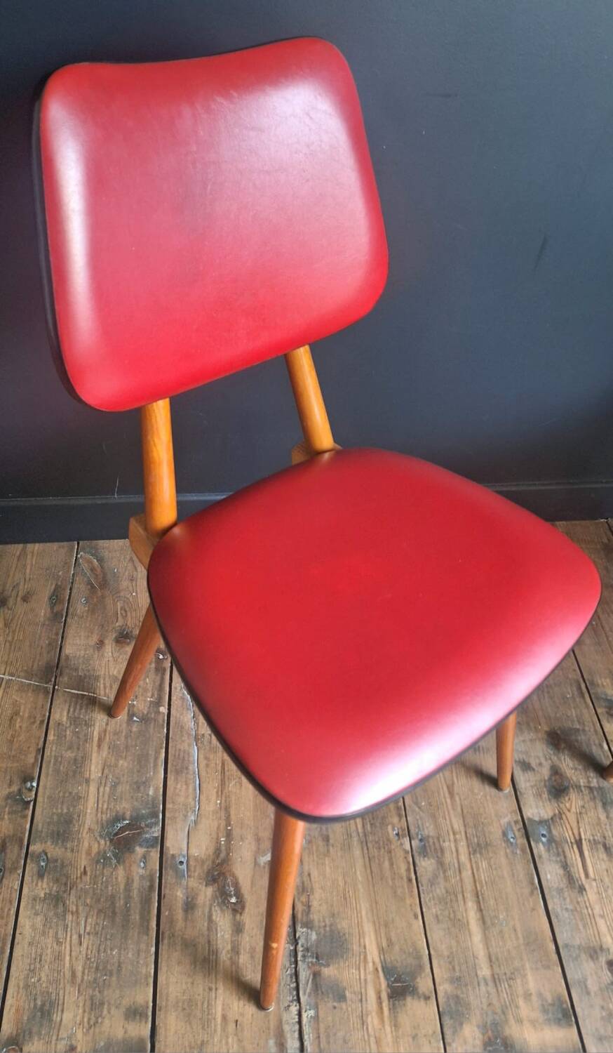A pair of vintage chairs, a pair of antique seats.