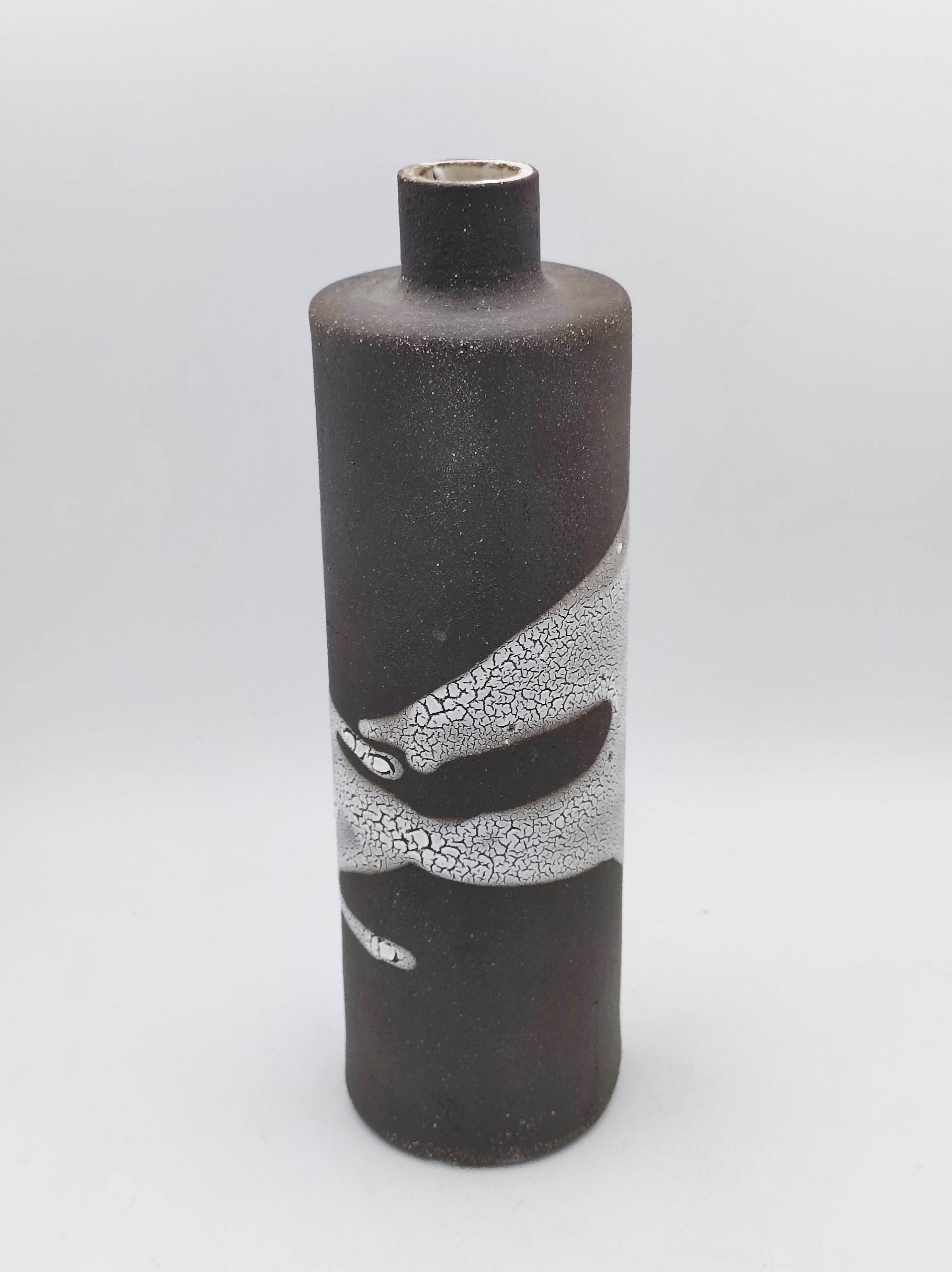 Contemporary ceramic vase signed