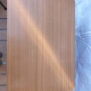Formica tray desk set with drawer and vintage school chair for children