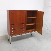 Belgian modernist bar cabinet by Werner Wölfers for V-Form, 1965