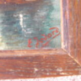 Peinture à l'huile ancienne